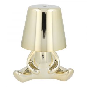 Lampa de masa noptiera GOLD MAN scaun Art Deco (versiunea 7) MLTL