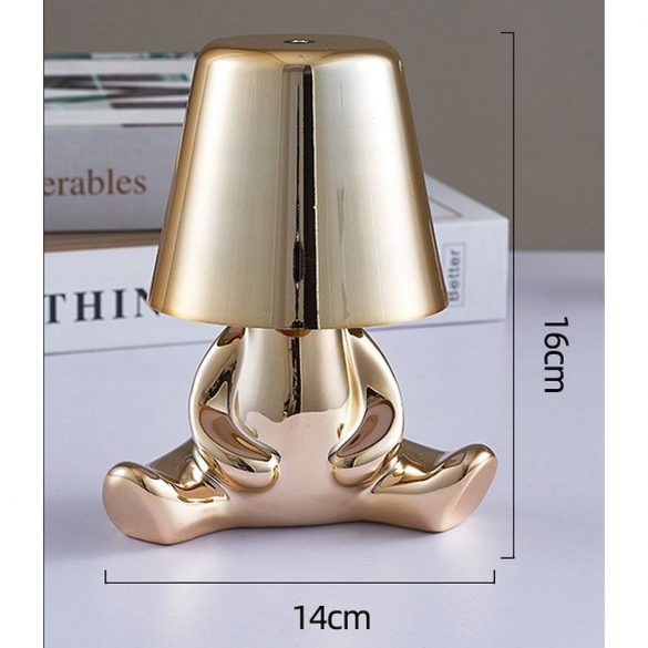 Lampa de masa noptiera GOLD MAN scaun Art Deco (versiunea 7) MLTL