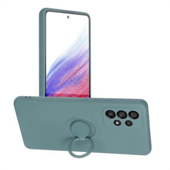 Husa SILICONE RING pentru SAMSUNG Galaxy A35 5G verde