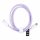 Cablu tip C la tip C cu livrare PD 60W 3A C263 violet 1 m