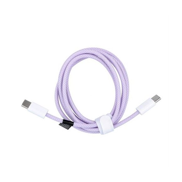 Cablu tip C la tip C cu livrare PD 60W 3A C263 violet 1,5 m