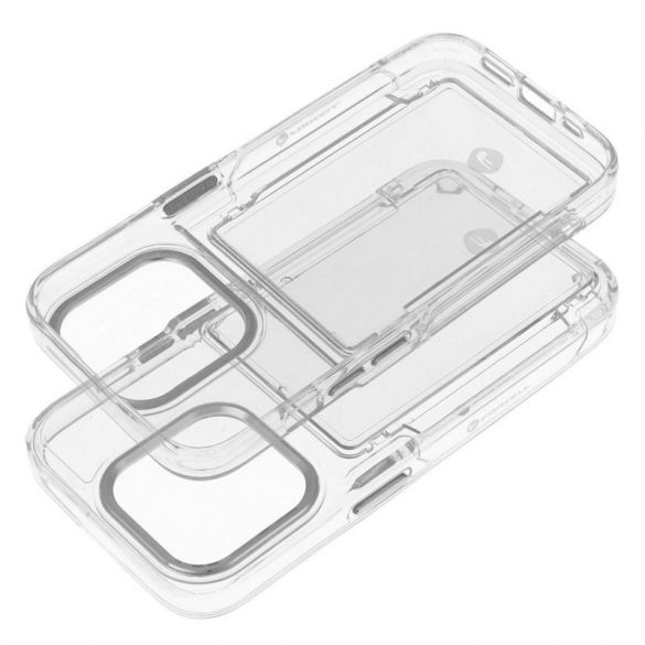 Husa de buzunar FORCELL F-PROTECT Crystal pentru IPHONE 15 transparenta