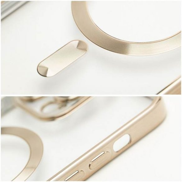 Husa Electro Mag Cover compatibila cu MagSafe pentru SAMSUNG S24 gold