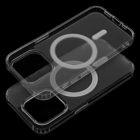 Husa FROST MAG COVER compatibilă cu MagSafe pentru IPHONE 11 Pro transparentă