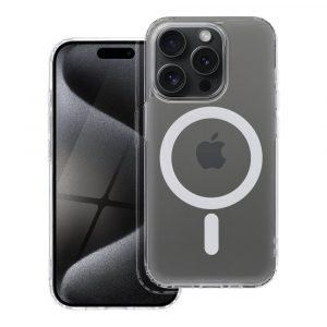 Husa FROST MAG COVER compatibilă cu MagSafe pentru IPHONE 11 Pro Max transparentă