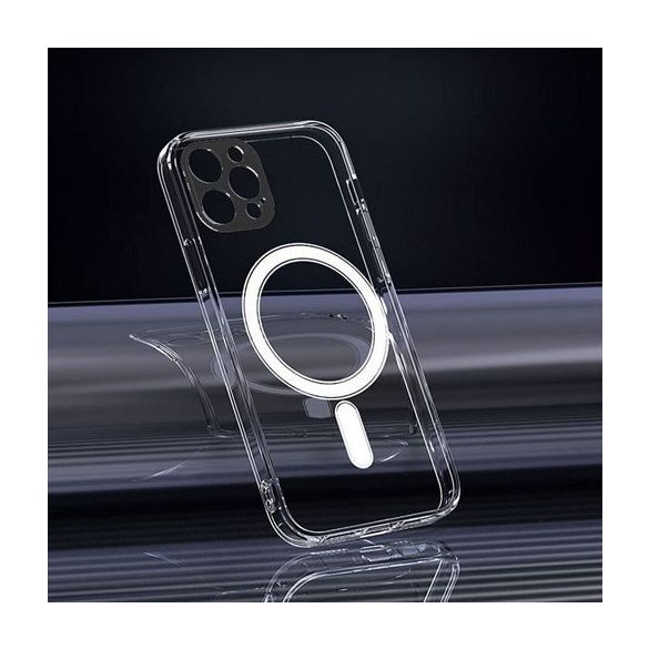 Carcasă Clear Mag Cover (MID) compatibilă cu MagSafe pentru IPHONE 12 MINI