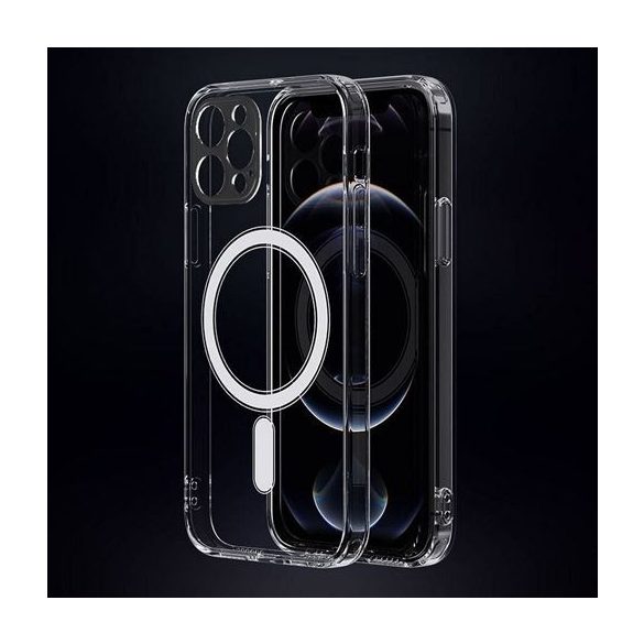 Carcasă Clear Mag Cover (MID) compatibilă cu MagSafe pentru IPHONE 11