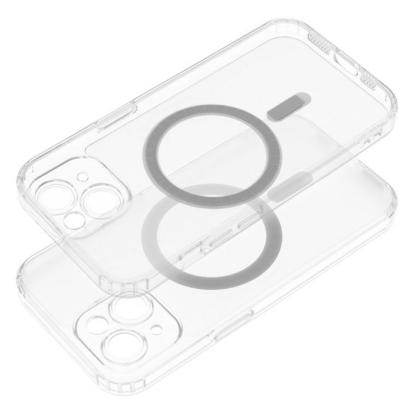 Husa FROST MAG COVER cu protectie pentru camera compatibila cu MagSafe pentru IPHONE 11 Pro transparenta