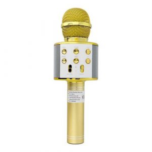 Microfon multimedia karaoke CR58S HQ gold