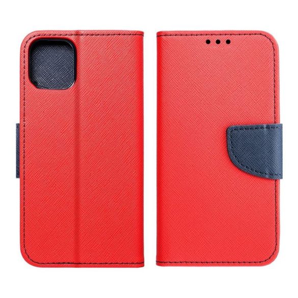 Husă Fancy Book pentru XIAOMI Redmi NOTE 13 4G roșu / bleumarin