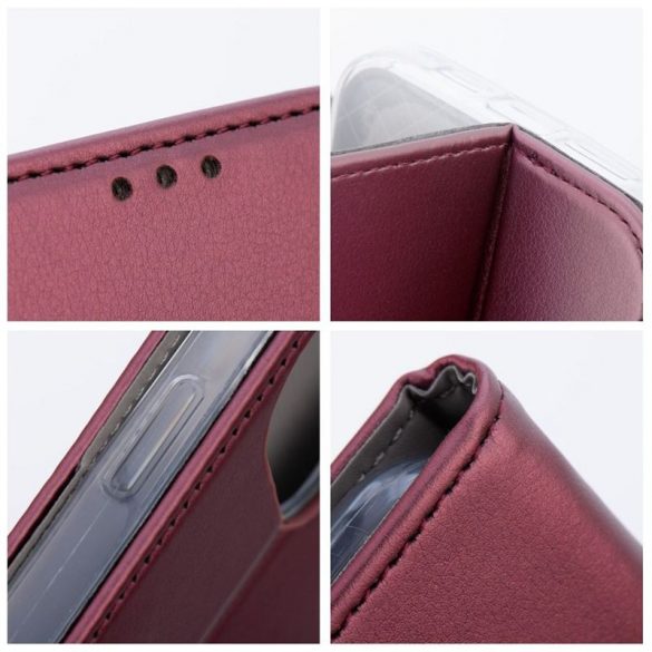 Carcasa Smart Magneto pentru XIAOMI REDMI NOTE 13 PRO 4G burgundy