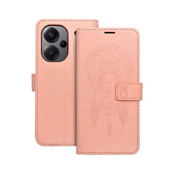 MEZZO Husă carte pentru XIAOMI Redmi NOTE 13 PRO Plus 5G Dreamcatcher Peach Fuzz