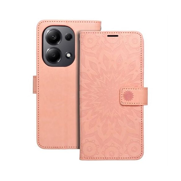 MEZZO Husă carte pentru XIAOMI Redmi NOTE 13 PRO 4G mandala peach fuzz