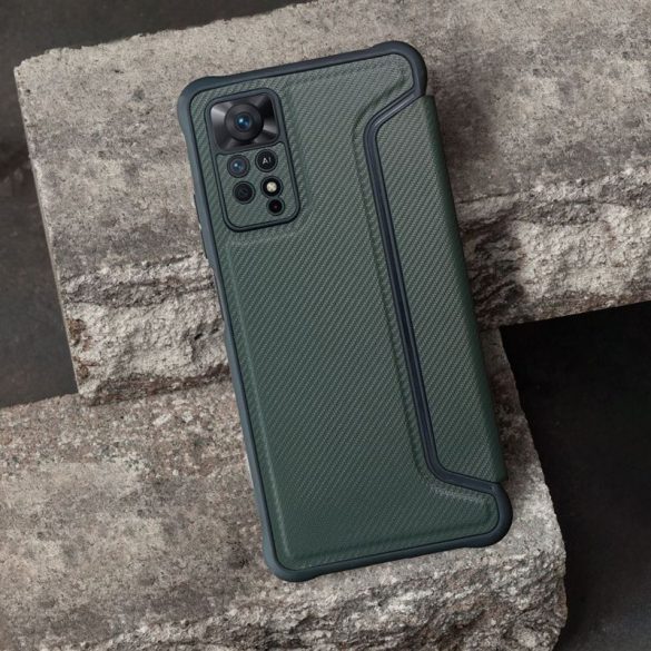 RAZOR Husă tip carte pentru XIAOMI Redmi NOTE 13 PRO 5G verde închis