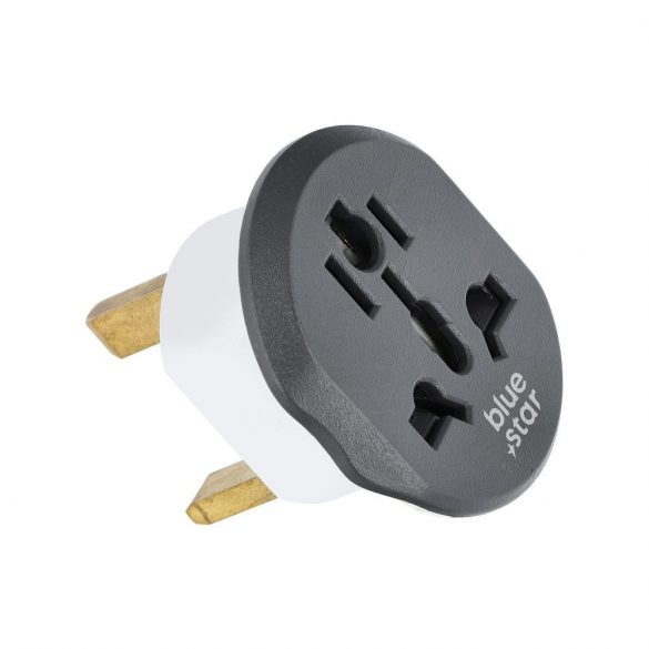 Adaptor de voiaj BLUE STAR GO TO UK (Tip G) 13 alb