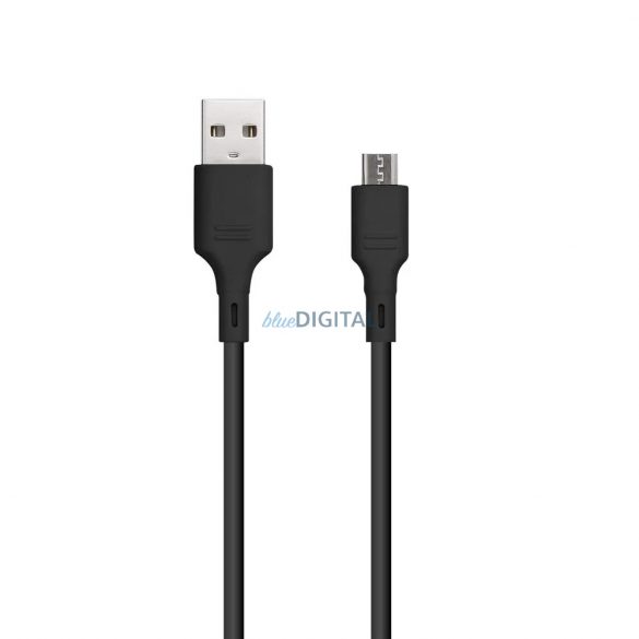 Cablu de date Blue Star - USB A la micro USB 2A - negru