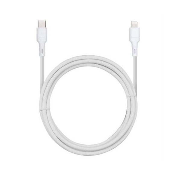 Cablu de date Blue Star - USB C la iPhone Lightning 2.4A (max 27W) - alb