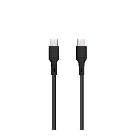 Cablu de date Blue Star - USB C la USB C 3A (max 60W) - negru