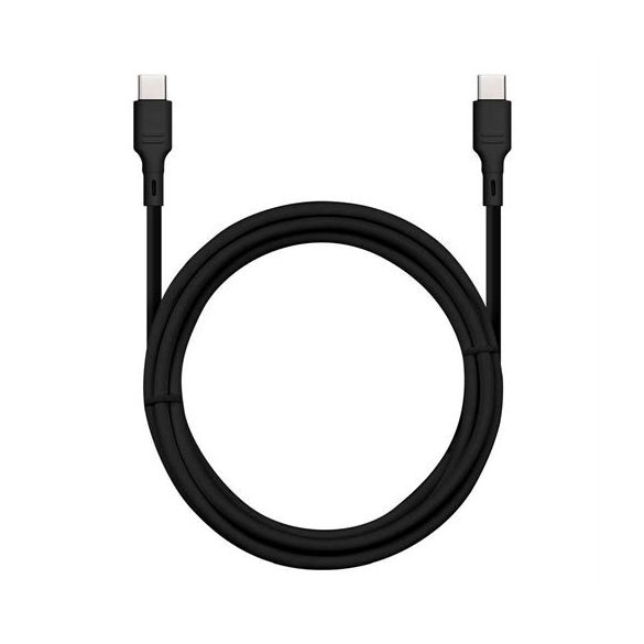 Cablu de date Blue Star - USB C la USB C 3A (max 60W) - negru