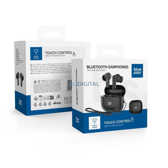 Căști bluetooth Blue Star BK31 - negru