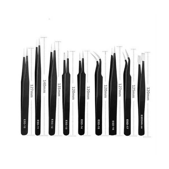 UF-TOOLS - Set de pensete ESD-9 (9 buc)