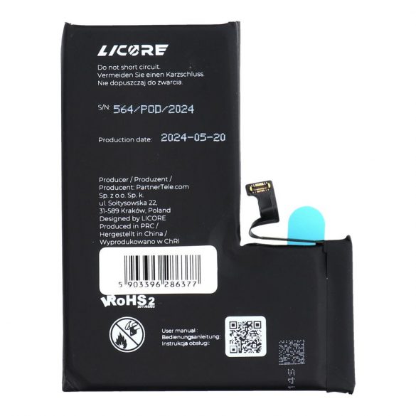 Baterie pentru Iphone 14 PRO 3200 mAh LICORE