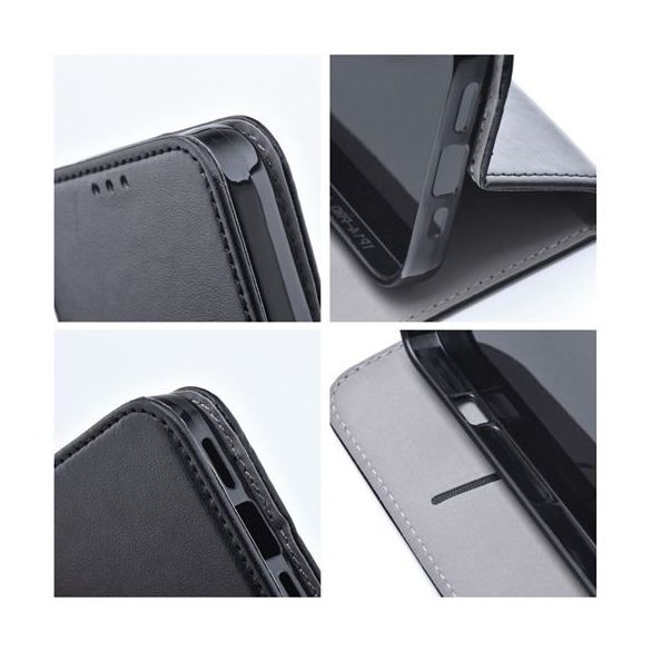 Carcasa Smart Magneto pentru MOTOROLA G24 neagra