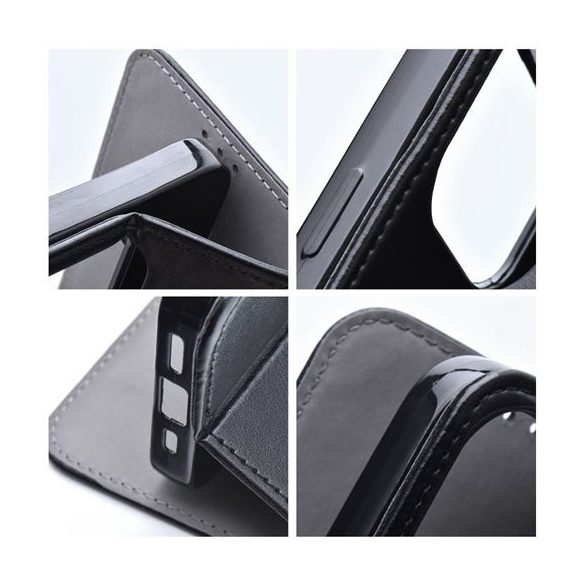 Carcasa Smart Magneto pentru MOTOROLA G24 neagra