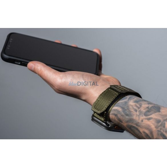 Forcell F-Design FA2 curea de înlocuire magnetică împletită Apple Watch 42 / 44 / 45 / 49 mm - verde