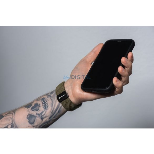 Forcell F-Design FA2 curea de înlocuire magnetică împletită Apple Watch 38 / 40 / 41 mm - verde măsliniu închis