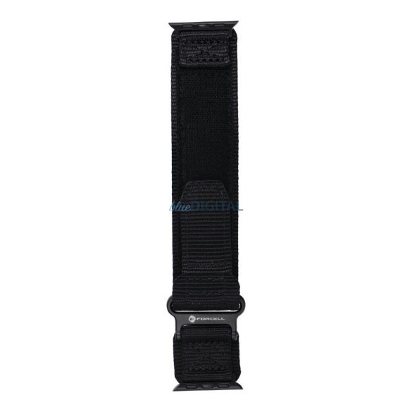 Forcell F-Design FA5 Velcro curea de înlocuire Apple Watch 42 / 44 / 45 / 49 mm - negru