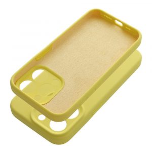 Carcasa SILICON 2mm pentru IPHONE 14 Pro lemon