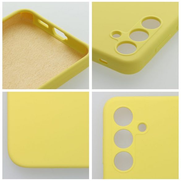 Carcasa SILICON 2mm pentru SAMSUNG A35 5G lemon