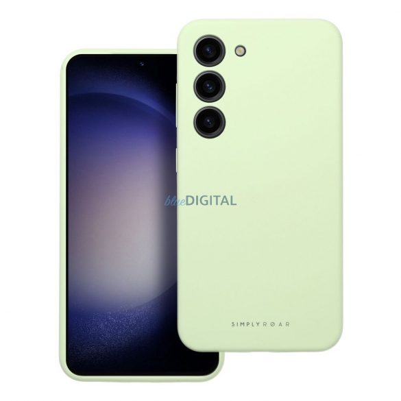 Husă Roar Cloud-Skin - pentru Samsung Galaxy A55 5G Verde deschis