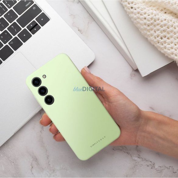 Husă Roar Cloud-Skin - pentru Samsung Galaxy A55 5G Verde deschis