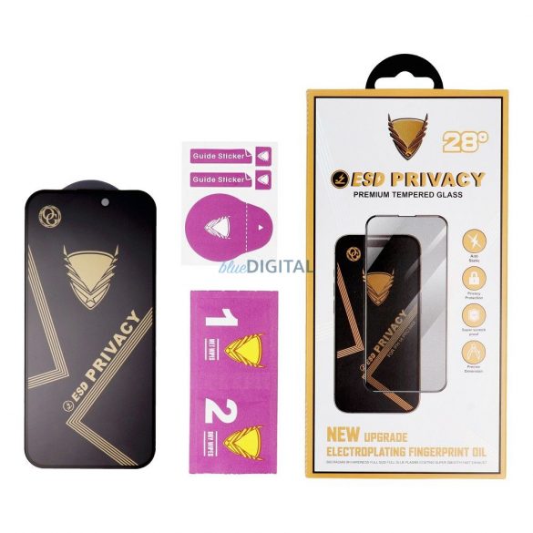 OG Premium Privacy Glass - pentru Iphone XS Max / 11 Pro Max negru