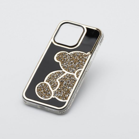 Husa TEDDY BEAR pentru IPHONE 12 / 12 PRO aurie