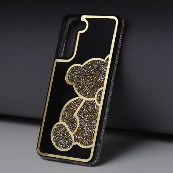 Husa TEDDY BEAR pentru SAMSUNG S21 FE auriu