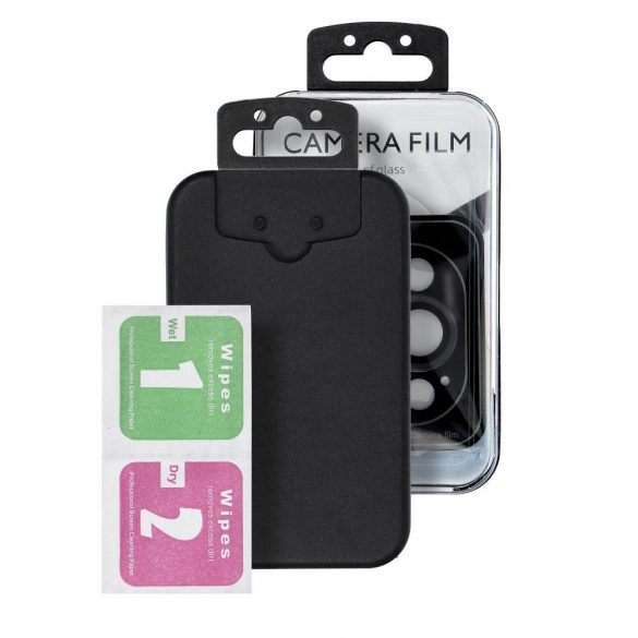 Camera PROTECTOR 9H pentru IPHONE 13 / 13 MINI negru