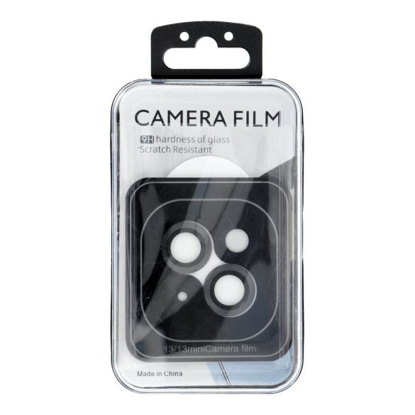 Camera PROTECTOR 9H pentru IPHONE 13 / 13 MINI negru