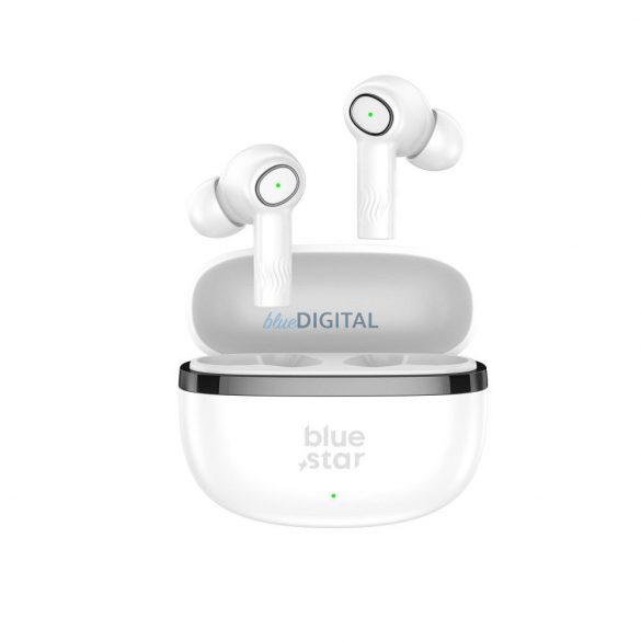 Blue Star AC20C TWS căști fără fir bluetooth ENC - alb