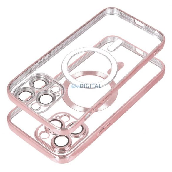 Husa ELECTRO MAG COVER compatibila cu MagSafe pentru IPHONE 16 rose gold