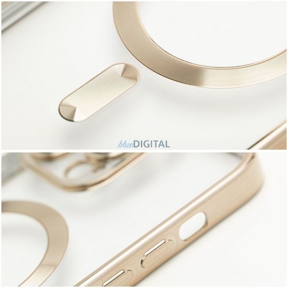 Husa ELECTRO MAG COVER compatibila cu MagSafe pentru IPHONE 16 Pro gold