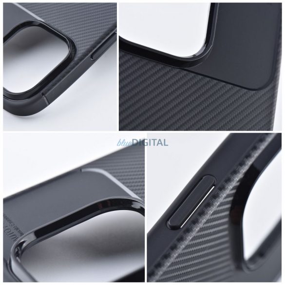 Husa CARBON PREMIUM pentru IPHONE 16 neagra