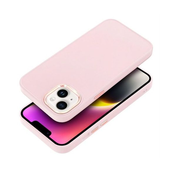 Husa FRAME pentru IPHONE 16 Pro roz pudrat