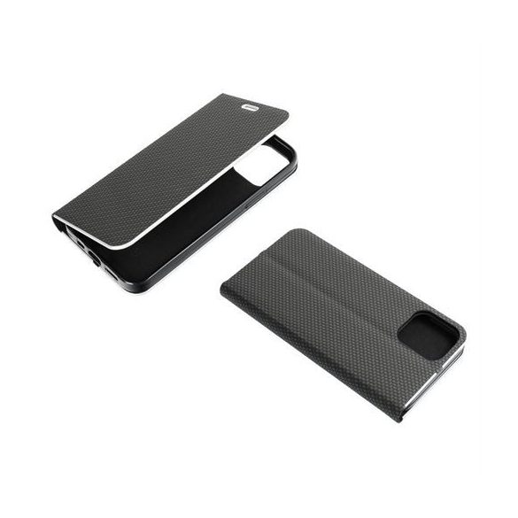 LUNA Book Carbon pentru IPHONE 16 negru