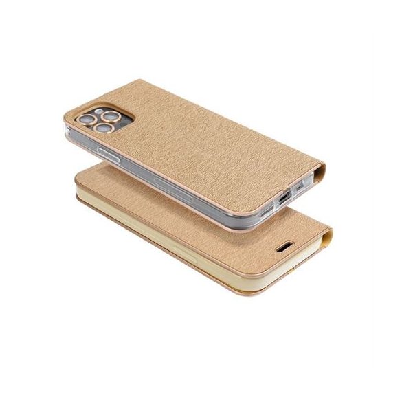 LUNA Book Gold pentru IPHONE 16 gold