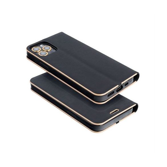 LUNA Book Gold pentru IPHONE 16 Pro negru