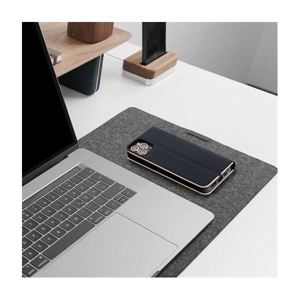 LUNA Book Gold pentru IPHONE 16 Pro negru