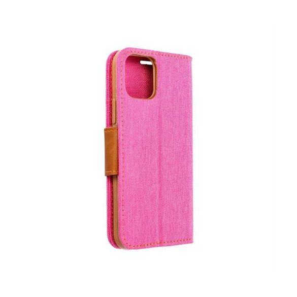 Husa carte CANVAS pentru IPHONE 16 Plus roz